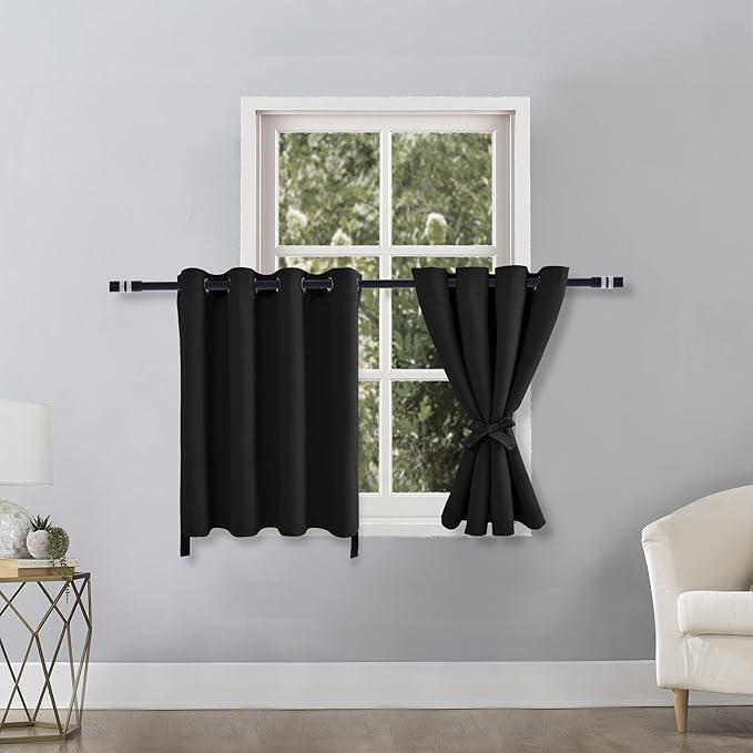 Hiasan RV Blackout Curtains for Bedroom, 52 x 30 Inches Long - Image 2