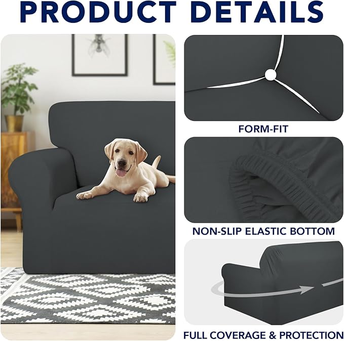 PureFit 100% Dual Waterproof Couch Cover Slipcovers - Image 4