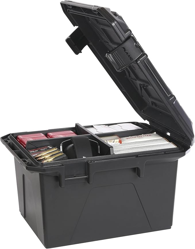 Plano Ammo Crate, Lockable Plastic Ammunition Storage Box, Water-Resistant - Image 2