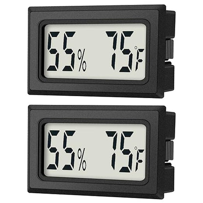 Mini Digital Thermometer 2-Pack Hygrometer Indoor Humidity Monitor Temperature by DWEPTU