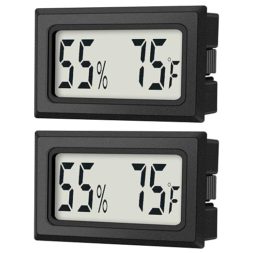 Mini Digital Thermometer 2-Pack Hygrometer Indoor Humidity Monitor Temperature by DWEPTU