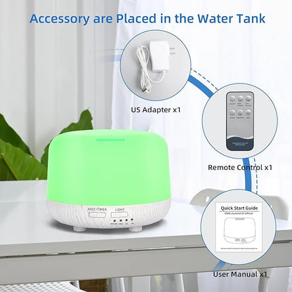 300ML Essential Oil Diffuser, Cool Mist Air Aromatherapy Oil Diffuser - Image 5