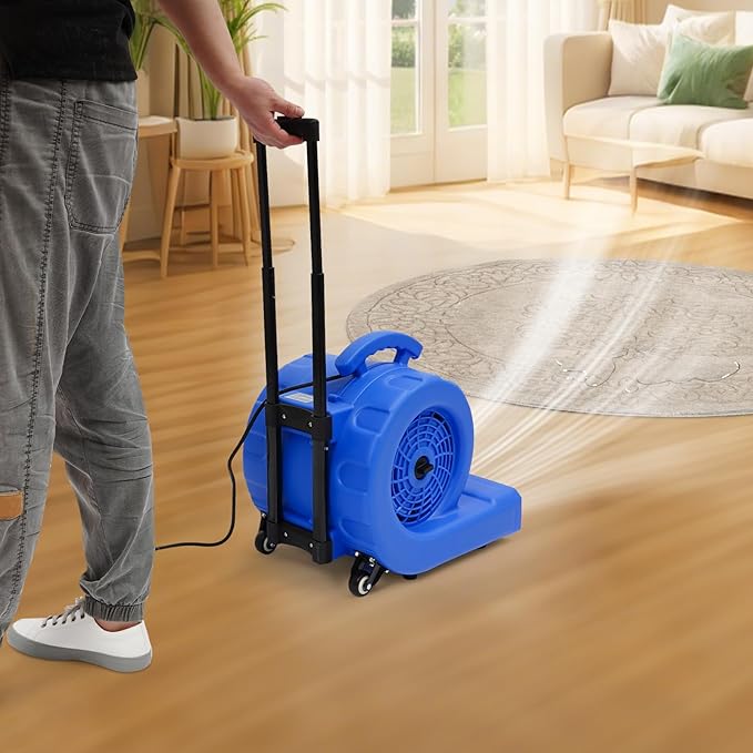 750W Commercial Floor Dryer, 750W Portable Air Mover & Commercial Floor Blower - Image 7