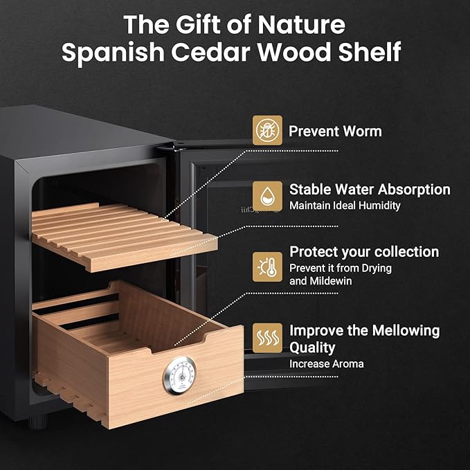KingChii 16L Electric Cigar Humidors - Image 4