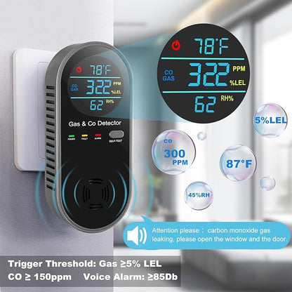 1 Pack 4-in-1 Plug-in Carbon Monoxide Detector - Image 4