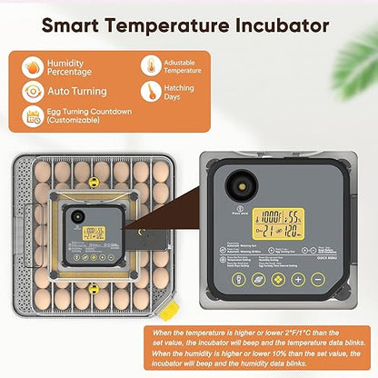 Incubators for Hatching Eggs, 48 Egg Incubator - Image 2