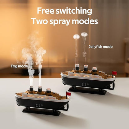 Titanic Humidifier 250ml, Essential Oil Diffuser Cool Mist Ultrasonic Aroma - Image 2