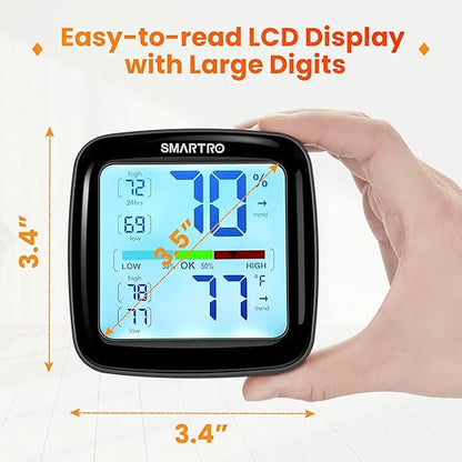 SMARTRO SC42 Professional Digital Hygrometer Indoor Thermometer Room Humidity - Image 5