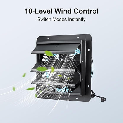 GROWNEER 12 Inch Shutter Exhaust Fan - Image 6
