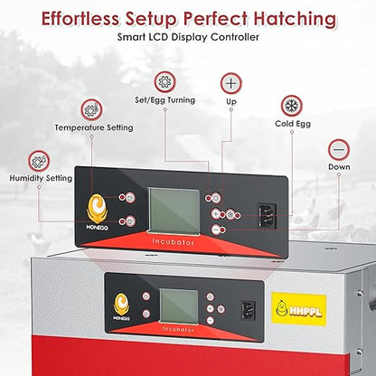 Egg Incubator with Automatic Egg Turning and Humidity Control 400 pcs, HHPPL - Image 4
