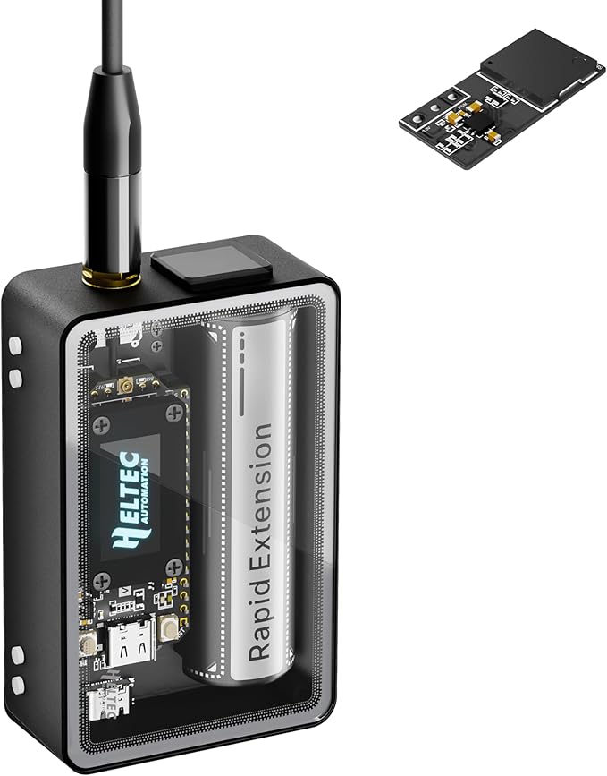 Heltec ESP32 LoRa V4 Development Board Tempered Glass Sensor Kit by HELTECAUTOMATION