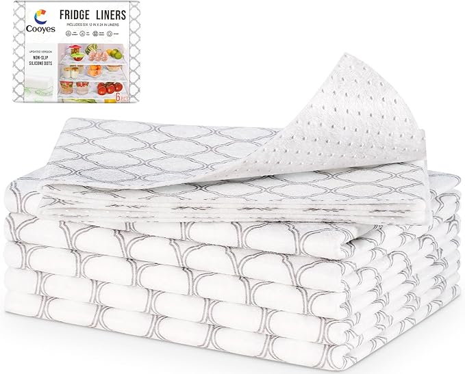 Cooyes Refrigerator Shelf Liners by Cooyes