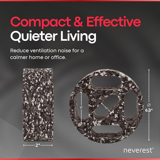 neverest® ESD 6 Inch Inline Duct Silencer – Commercial/Residential HVAC Noise - Image 3