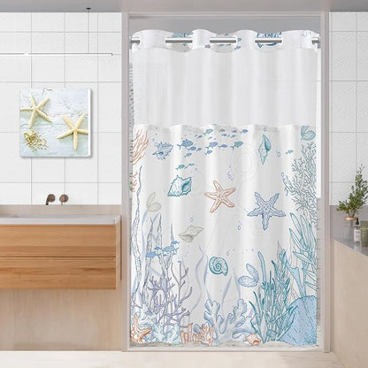 Stall No Hook Shower Curtain by TWLSNCD