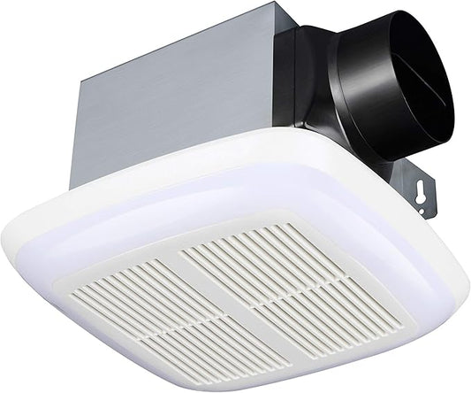 Tech Drive Very-Quiet 80 CFM, 1.5 Sone No Attic access Needed Installation by TechDrive