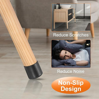uxcell 36pcs Round Chair Leg Caps 12mm/0.5" PVC Chair Leg Floor Protectors - Image 4