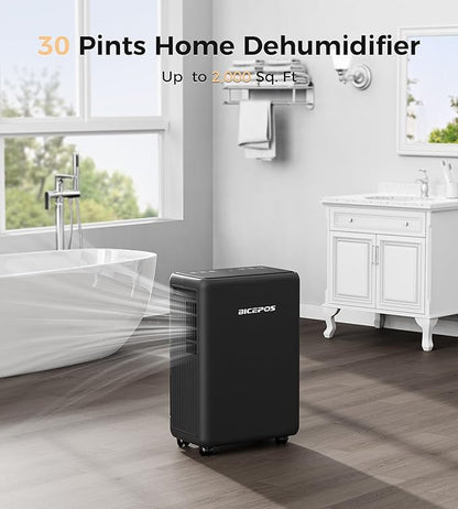 2000 Sq.Ft Dehumidifier for Basement, 30 Pints Dehumidifiers for Home - Image 2