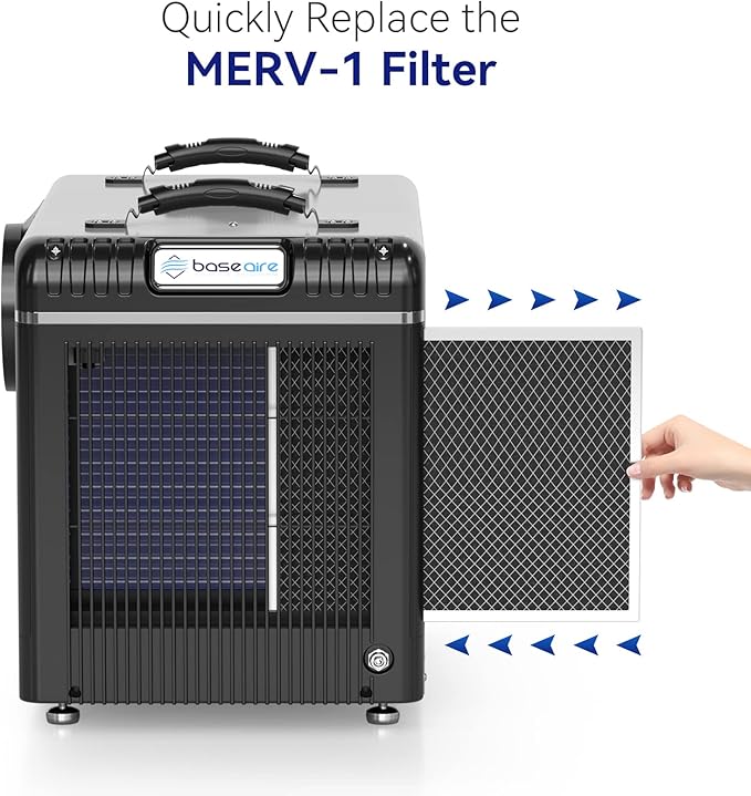 BASEAIRE MERV-1 Filter Replacement Set - Image 3