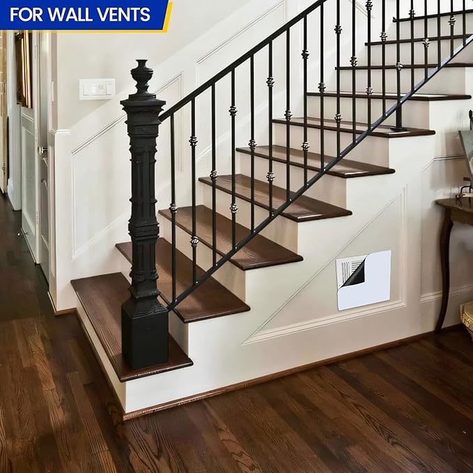 Square Magnetic Vent Covers, Extra Strong Magnets, Fits Steel Vents Only - Image 7