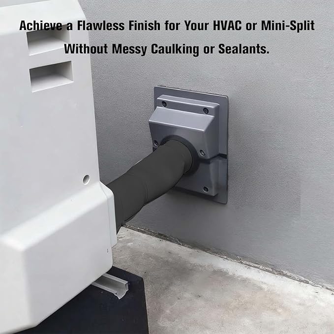 HVAC Wall Penetration & Line-Set Cover Kit, Wall Sleeve - Image 2