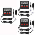 3Pcs Digital Thermometer and Humidity Thermometers Indoor and Outdoor Digital by Unknown