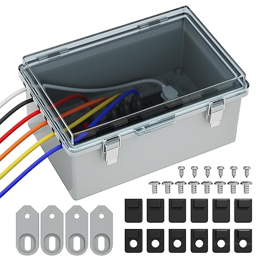 Joinfworld Waterproof Extension Cord Cover 11.4x7.5x5.5 Outdoor Electrical Box by Joinfworld