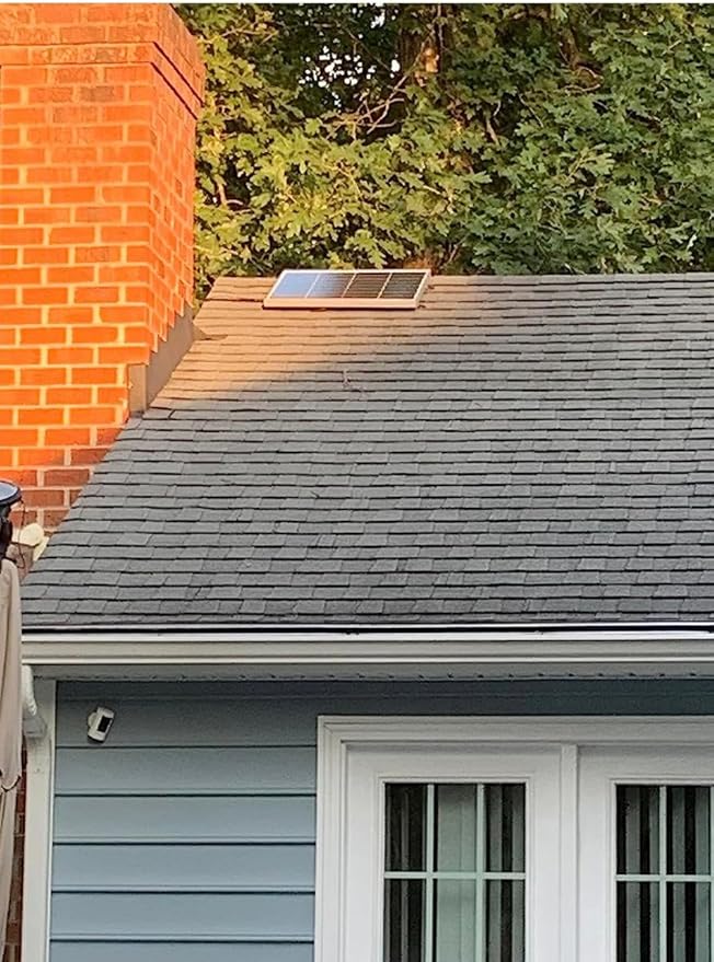 Amtrak Solar Powerful Attic Exhaust Fan Quietly Cools your House Ventilates - Image 6