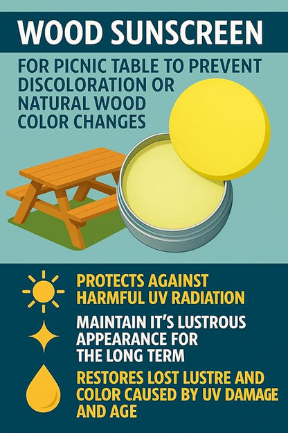 Wood Sunscreen Conditioner & UV Protectant Salve – USA Made Wood Outdoor - Image 2