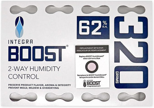 Integra Boost 62% RH, 2 Way Humidity Control Packs – 320g Size by IntegraSpecialtyProducts