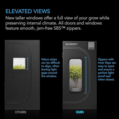 AC Infinity CLOUDLAB 816 Advance Grow Tent, Highest Density 2000D Diamond Mylar - Image 4