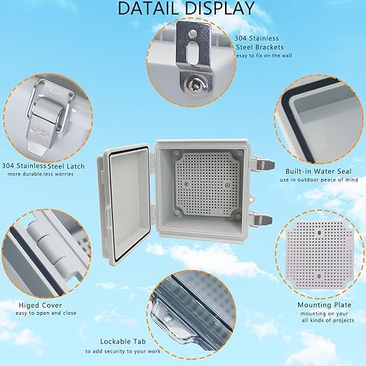 Electrical Box, Outdoor Waterproof Box IP67 Junction Box - Image 3