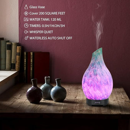 Essential Oil Diffuser 120ml Ultrasonic Aromatherapy Diffuser - Image 3