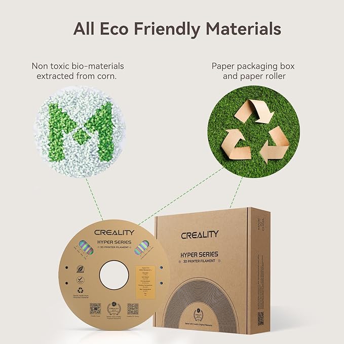 Creality 3D Printer Filament PLA 1.75mm, Creality Official Hyper Multicolor - Image 5