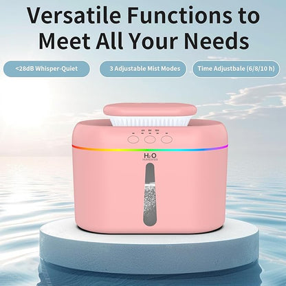 2L humidifiers for bedroom Room Home Ultra-Quiet 28 dB Quiet Supersized Cool - Image 5