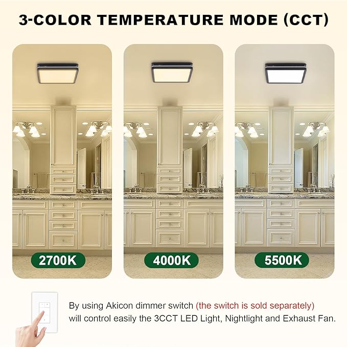 Akicon Bathroom Exhaust Fan - Image 3