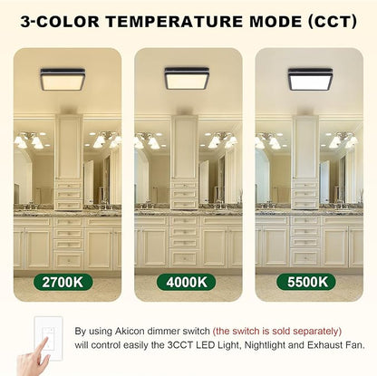 Akicon Bathroom Exhaust Fan - Image 3