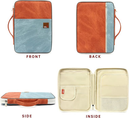 Document A4 Bag Case Waterproof Organizer Portfolio Office Travel Zipper - Image 3