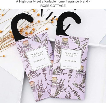 ROSE COTTAGE Large 12 Packs Lavender Hanging Closet Deodorizer Air Freshener - Image 8