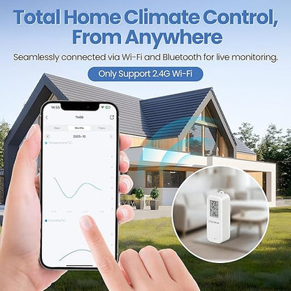 WiFi Refrigerator Thermometer Hygrometer - Image 8