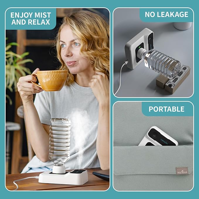 Portable Humidifiers for Travel, Small Mini Humidifier - Image 4