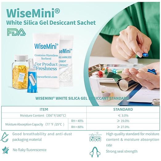 0.25 Gram 1200 Pack Silica Gel Packets, Dessicant Packets, Silica Gel Packs - Image 4