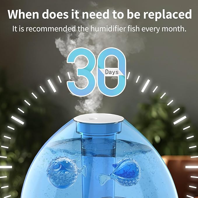 Humidifier Cleaning Fish: 12 Packs Humidifier Tank Cleaner Ball Compatible - Image 6