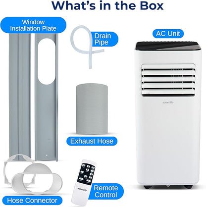 SereneLife Portable Conditioner, 8000 BTU 3-in-1 Compact Standing Air - Image 7