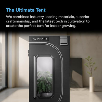 AC Infinity CLOUDLAB 894, Advance Grow Tent 8x4, Thickest 1" Poles, 2000D Mylar - Image 2