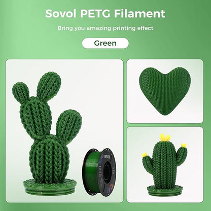 Sovol 3D Printer PETG Filament 1.75mm 1KG, High Precision, Strong Toughness - Image 3