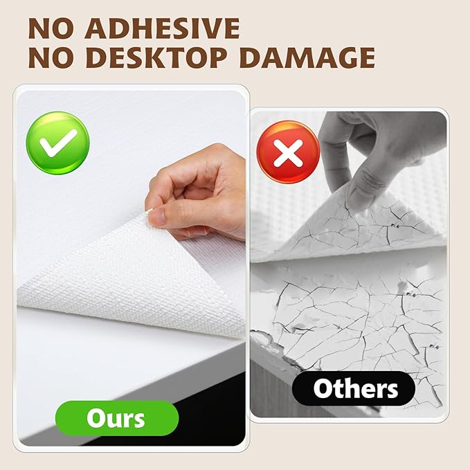 Shelf Liners for Kitchen Cabinets Non Adhesive Drawer Liner 23.6in x 30FT Pure - Image 5