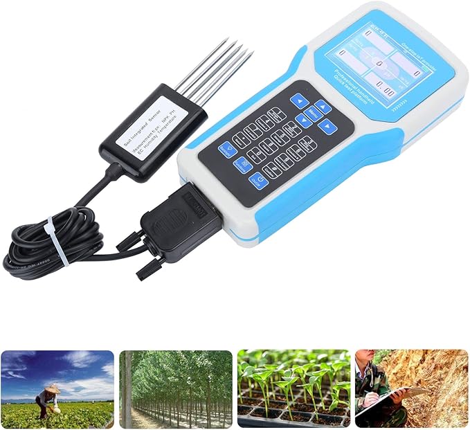 Fdit Soil Tester 240V Intelligent Npk English Version Handheld Phnitrogen Soil - Image 2
