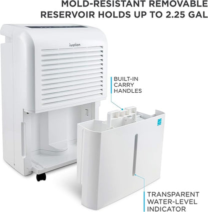 Ivation 4, 500 Sq Ft Smart Wi-Fi Energy Star Dehumidifier - Image 3
