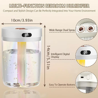 Humidifiers for Bedroom, Cool Mist Humidifiers Room Humidifier Colorful - Image 7