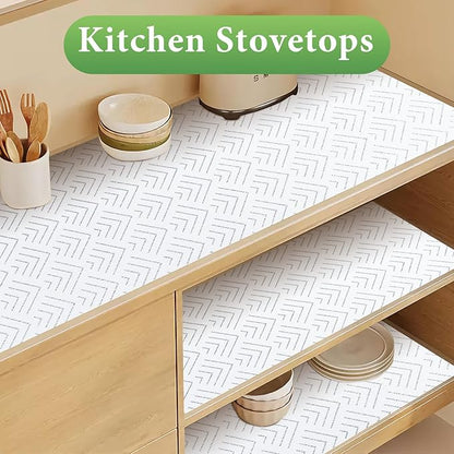 Shelf Liner for Kitchen Cabinets Non Adhesive Drawer Liner Non-Slip Thickened - Image 4